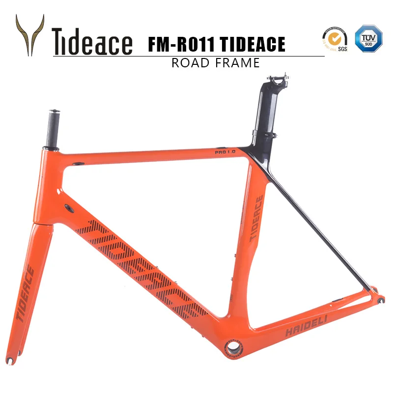 Tideace 700C углеродное волокно в форме &quotДэси Di2 и механические гоночный дорожный