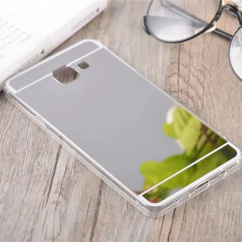 Модный зеркальный розовый прозрачный мягкий чехол из ТПУ для Samsung Galaxy A7 2016 A710F A710 |