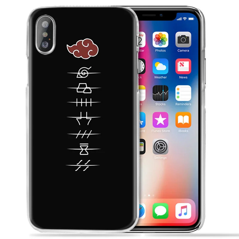 Чехол Naruto Dragon Ball для iPhone XS Max XR X 10 7S 8 6 6S Plus 5S SE 5 4S 4 5C 6+ 6S+ 7+ 11 жесткий чехол для телефона с аниме
