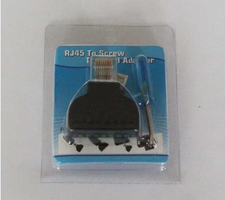RJ45 до 8 P винтовой терминальный адаптер
