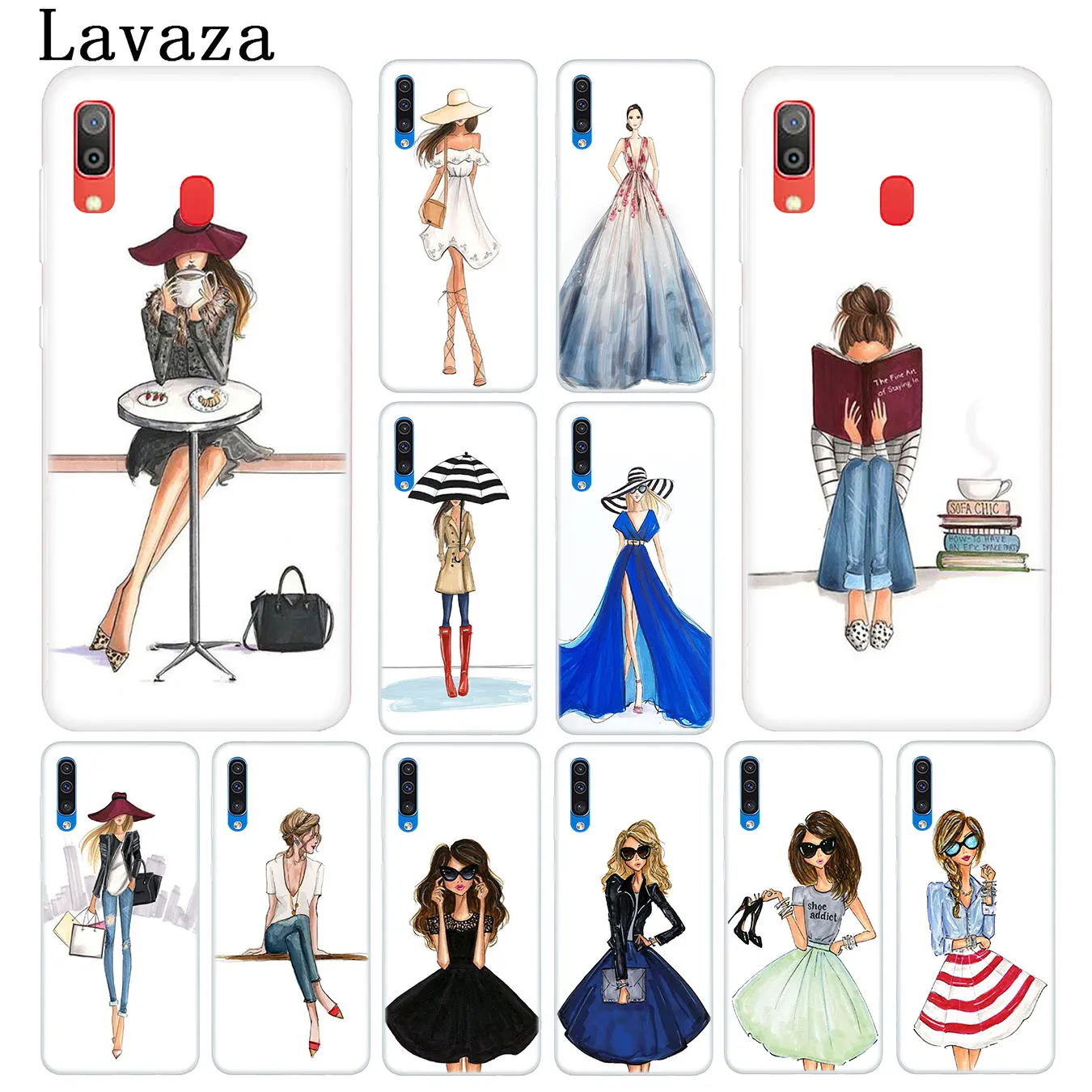 Lavaza красивое платье для девочек чехол Samsung Galaxy A10 A20 A30 A40 A50 A60 A70 M40 M30 M20 M10 A20e |