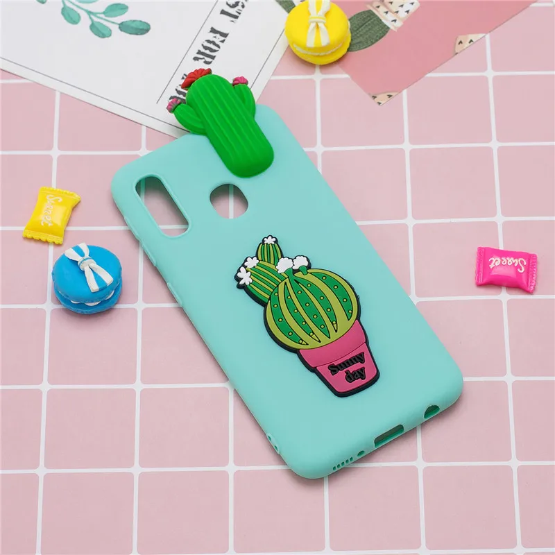 Чехол для samsung Galaxy A20e, чехол для samsung A20E A 20e A202, чехол, 3D единорог, панда, кукла, игрушка, мягкий силиконовый чехол для телефона s