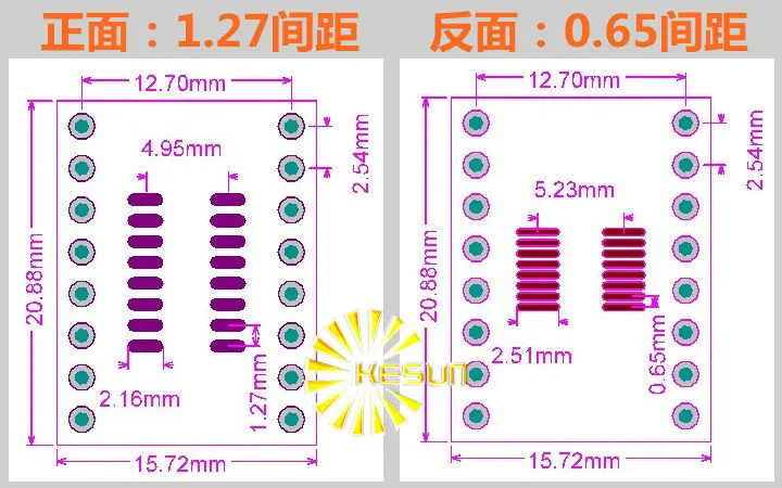 10 шт. TSSOP16 SSOP16 MSOP16 SO16 SOP16 SOIC16 поворотный DIP16 1 27 мм/0 65 мм разъем адаптера IC/переходная