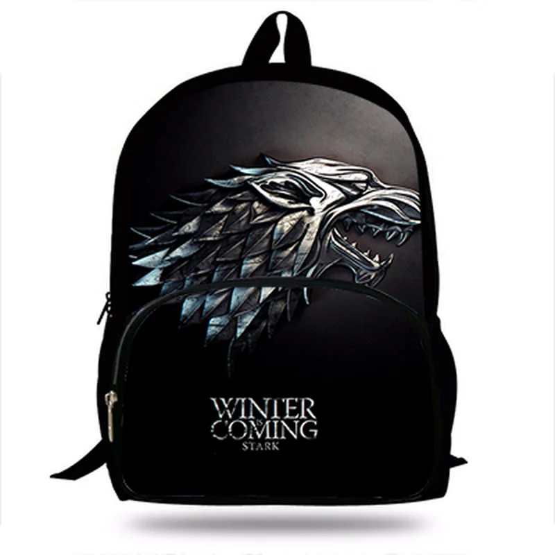 Школьный рюкзак с принтом Престолов для мальчиков|Школьные ранцы| |