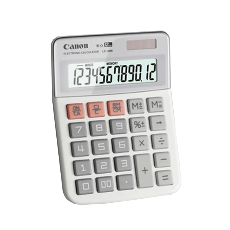 Canon LS-120H калькулятор для бизнеса, офиса, рабочего стола, модный креативный цветной компьютер