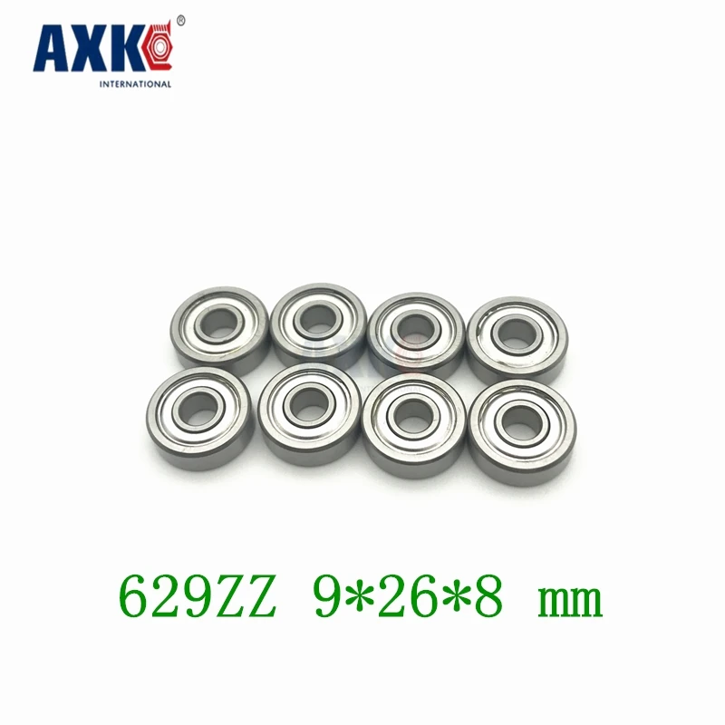 

Axk 10pcs Free Shipping Miniature Deep Groove Ball Bearing 629zz 9*26*8 Mm
