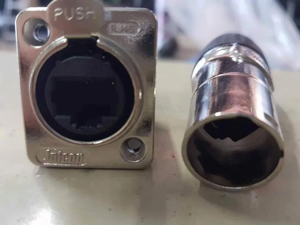 Светодиодный дисплей воздушные пробки RJ45 Кабельные фитинги кабель передачи