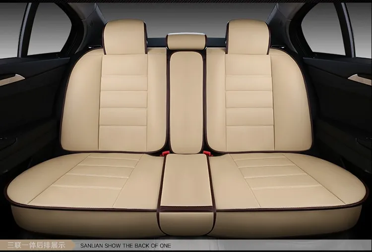 Для Mercedes Benz W211 W203 W204 черный износостойкой водонепроницаемой кожи сидений