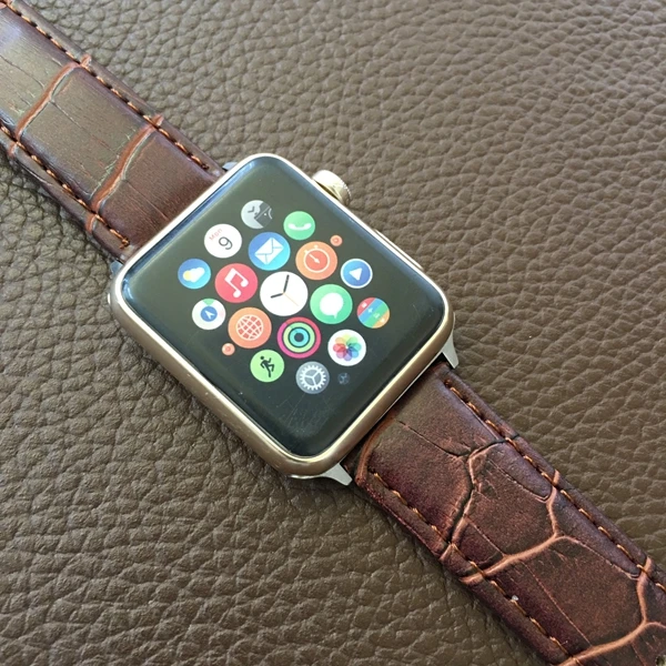 Серия 4 3 2 1 кожаный ремешок для Apple Watch Band 42 мм 38 мм 40 мм 44 мм для iWatch Band Sports Buckleseries 5