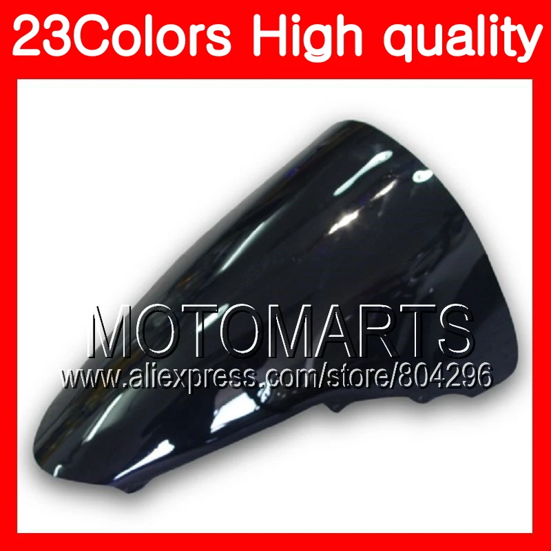 

23Colors Windscreen For HONDA VFR800 07 08 09 10 12 VFR 800 VFR800RR 2007 2008 2009 11 2012 Chrome Black Clear Smoke Windshield