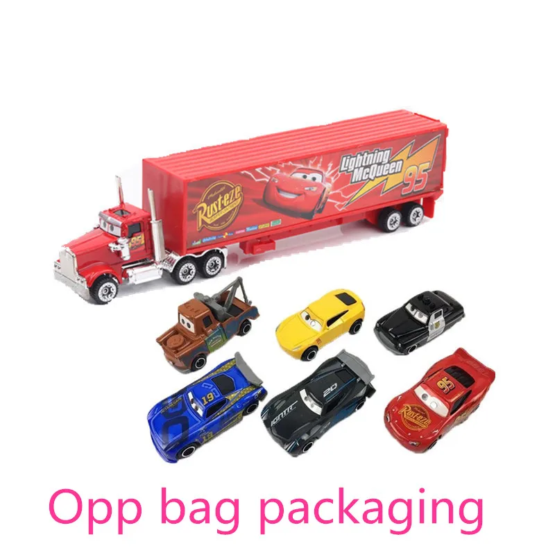 7 шт./компл. disney Pixar машина 3 Lightning McQueen Джексон Storm Материал Мак дядя грузовик 1:55 литья металла модель автомобиля - Цвет: 1