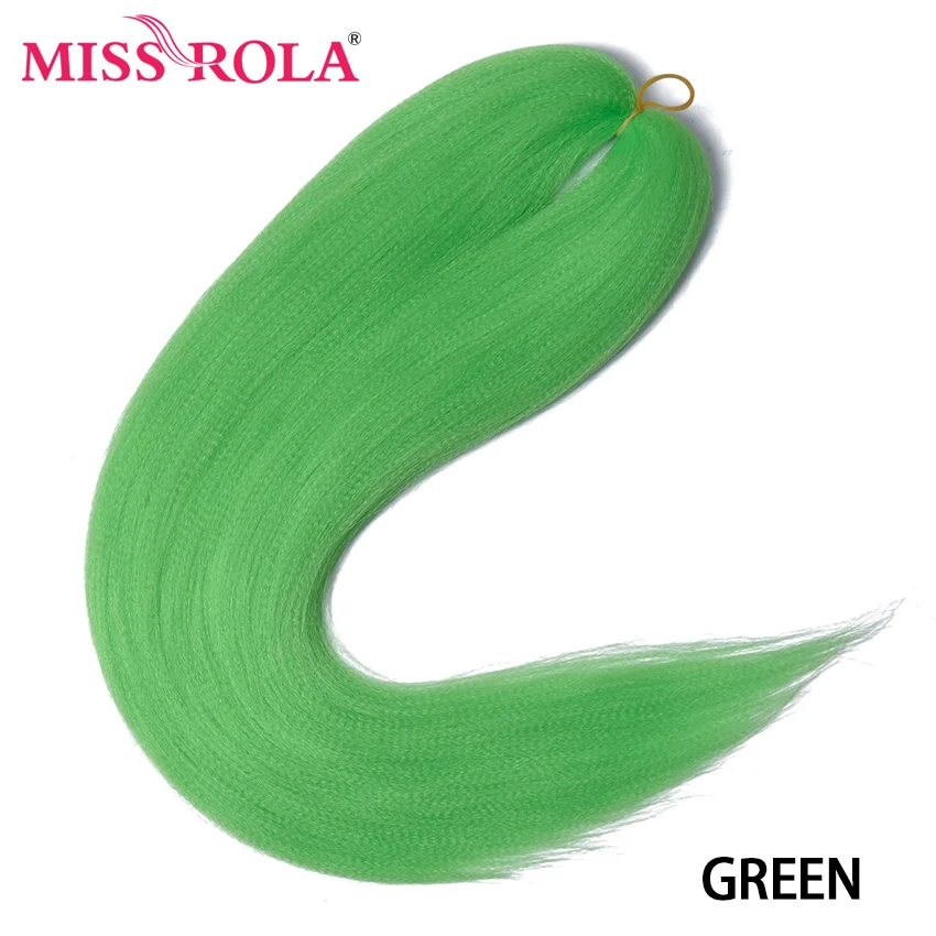 Miss Rola Kanekalon волосы синтетические джамбо коса яки прямые волосы для наращивания крючком Твист коса 100 г 24 дюйма оптом купить - Цвет: P4/24