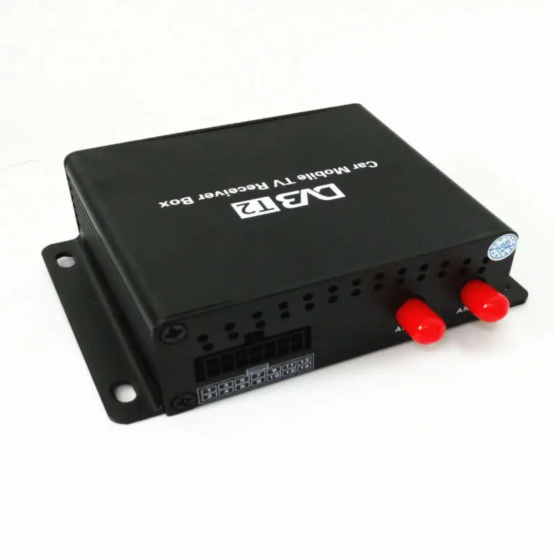 1080P Мобильный автомобиль DVB T2 160 180 км/ч двойной тюнер H.264 MPEG4 мобильный цифровой ТВ