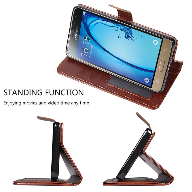 Thouport Кожаный чехол на Huawei P20 Lite Cover Photo Frame Ретро Wallet Book Style Флип для P20Lite силиконовый