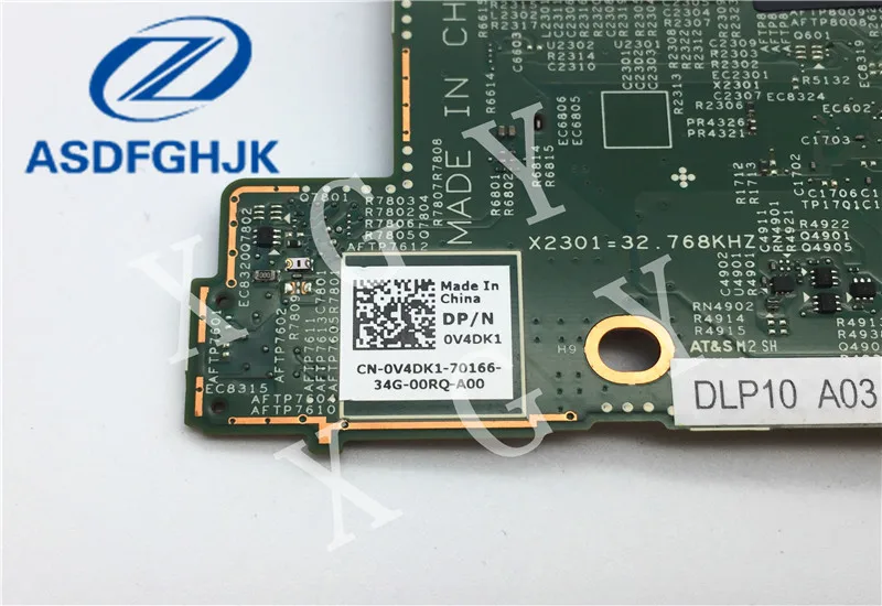 Оригинальная материнская плата для планшета Dell Latitude 10 ST2e Atom Z2760 1 8 ГГц 2 Гб 64 DLP10 47JY4