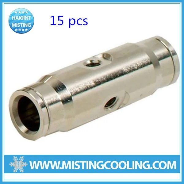 

0139 HAIGINT 15pcs straight connector with two holes high pressure misting fittings
