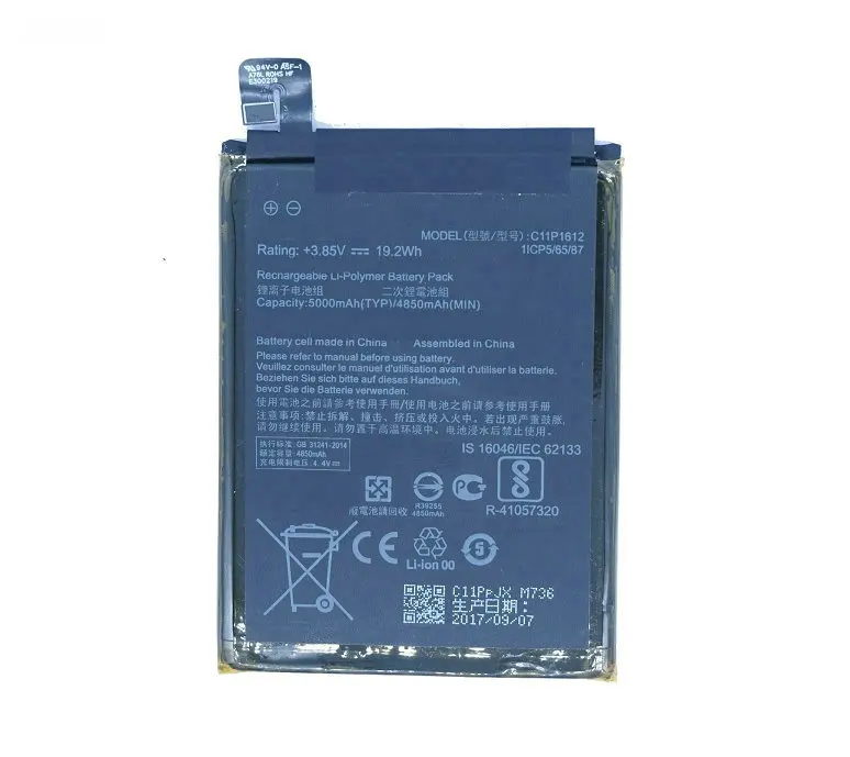 1x5000 mAh 19,2 mAh C11P1612 сменная батарея для мобильного телефона для Asus ZenFone3 Zoom ZenFone 3 Zoom S ZE553KL Z01HDA Dual SIM LTE