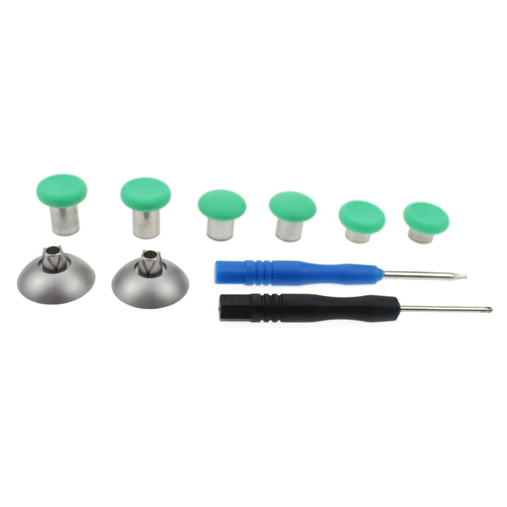 

For Microsoft XBox One Elite PS4 Controller Joystick Metal Magnetic Swap Sticks Repair Buttons Mod Kit for Switch
