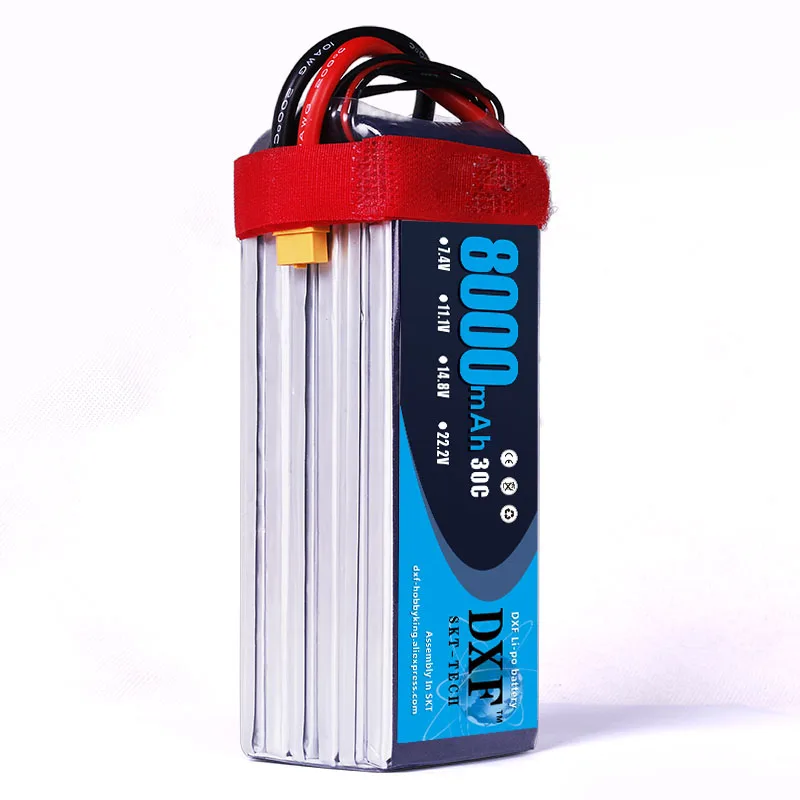 Аккумулятор Lipo хорошего качества DXF 14 8 в 8000 мАч 30C 60C аккумулятор ру для самолета