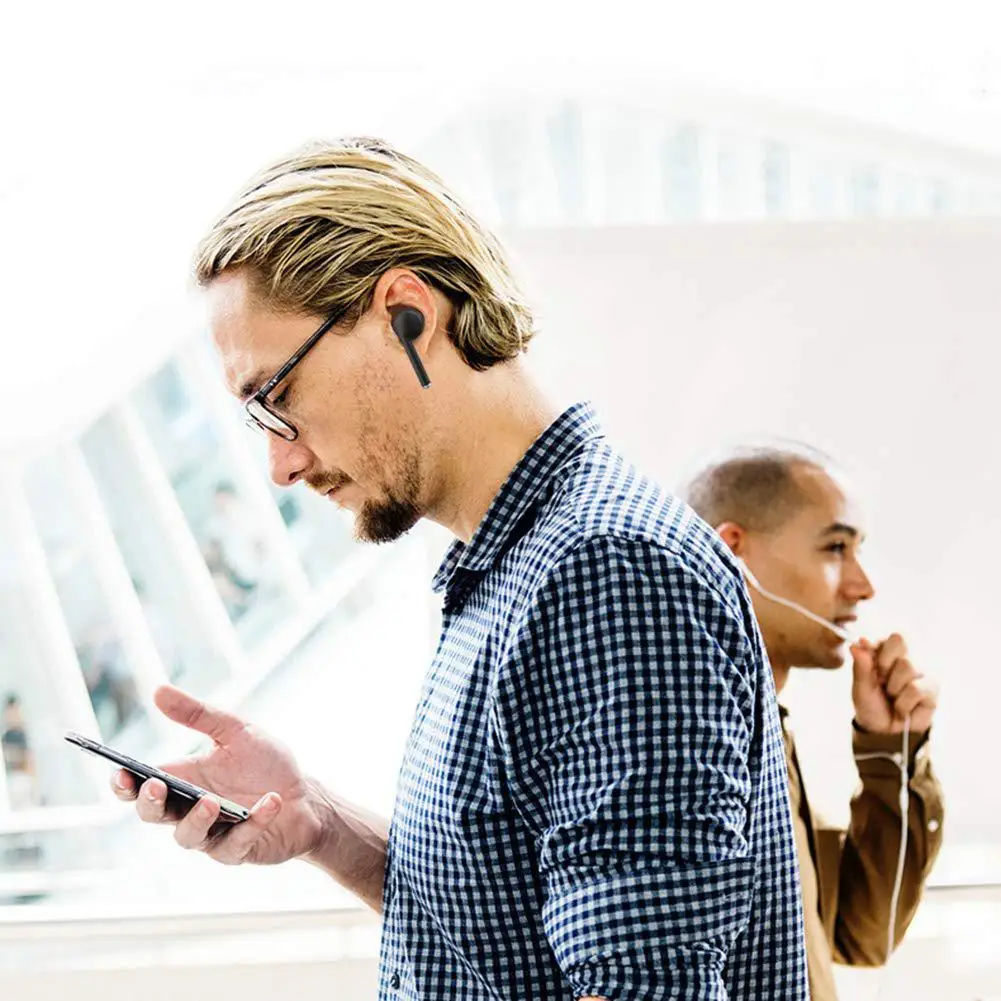 Yiwa TW40 TWS сенсорное управление Bluetooth беспроводные наушники Беспроводная гарнитура наушники для Xiaomi iPhone