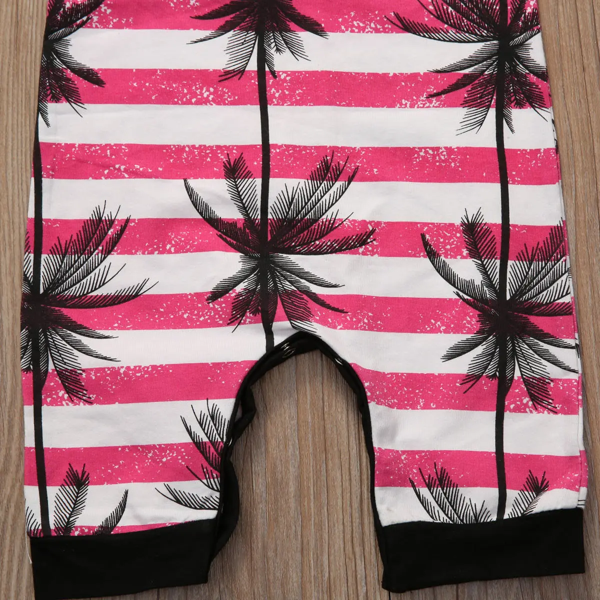 Модная детская одежда с кокосовой пальмой 2017 комбинезон для маленьких девочек