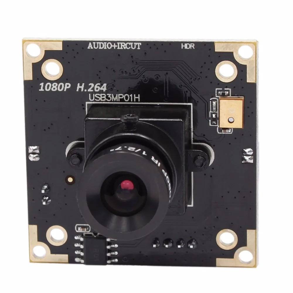 Плата модуля камеры WDR USB 1080P H.264 MJPEG UVC Windows Linux Android Mac Plug Play без драйвера с