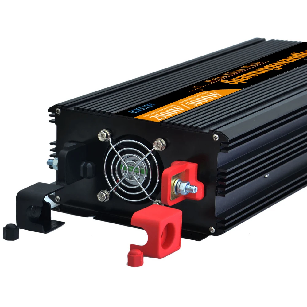 Фото Чистая синусоида инвертор 2500 Вт DC12V к AC 220 В для бытовой техники новый пульт Чистая синусоида инвертор 2500 Вт DC12V к AC 220 В для бытовой техники новый пульт