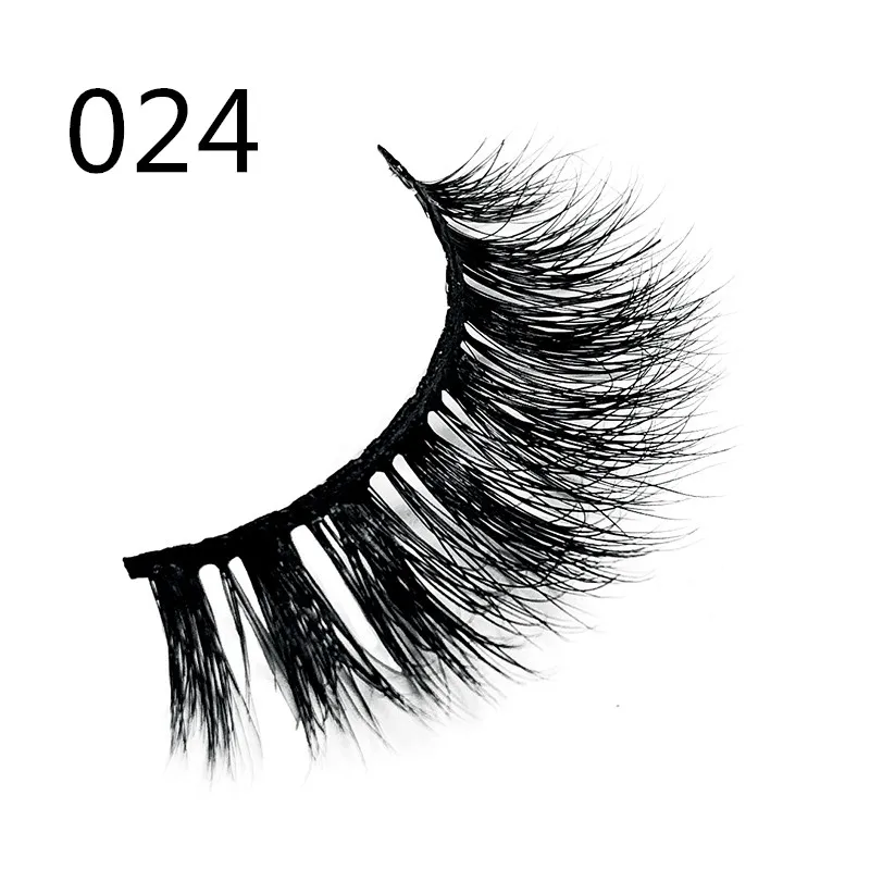 

1 Pair 3D Mink Eyelashes Lasting Long Mink Lashes Natural 100% Mink Eyelashes Extension False Eyelashes