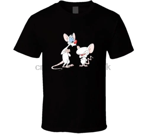 Мужская футболка с надписью Pinky And The Brain | одежда