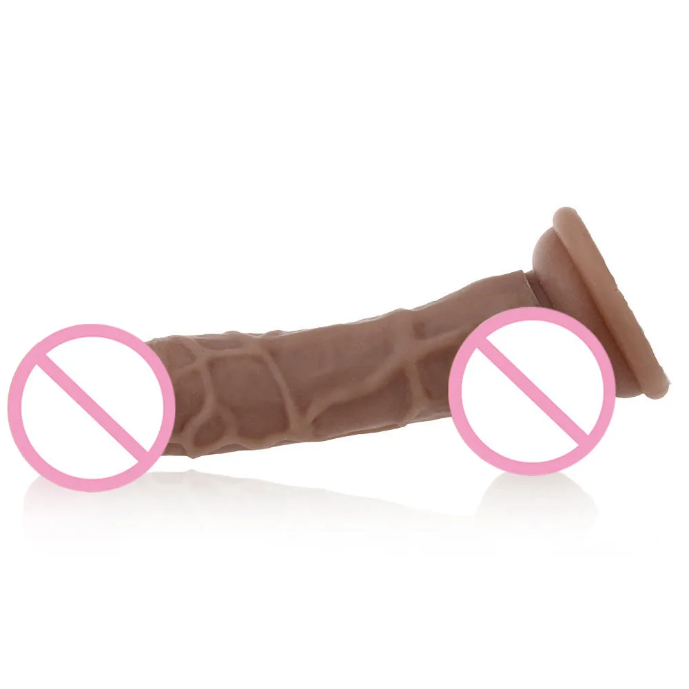 Силиконовый пенис для женщин реалистичный фаллоимитатор гибкий