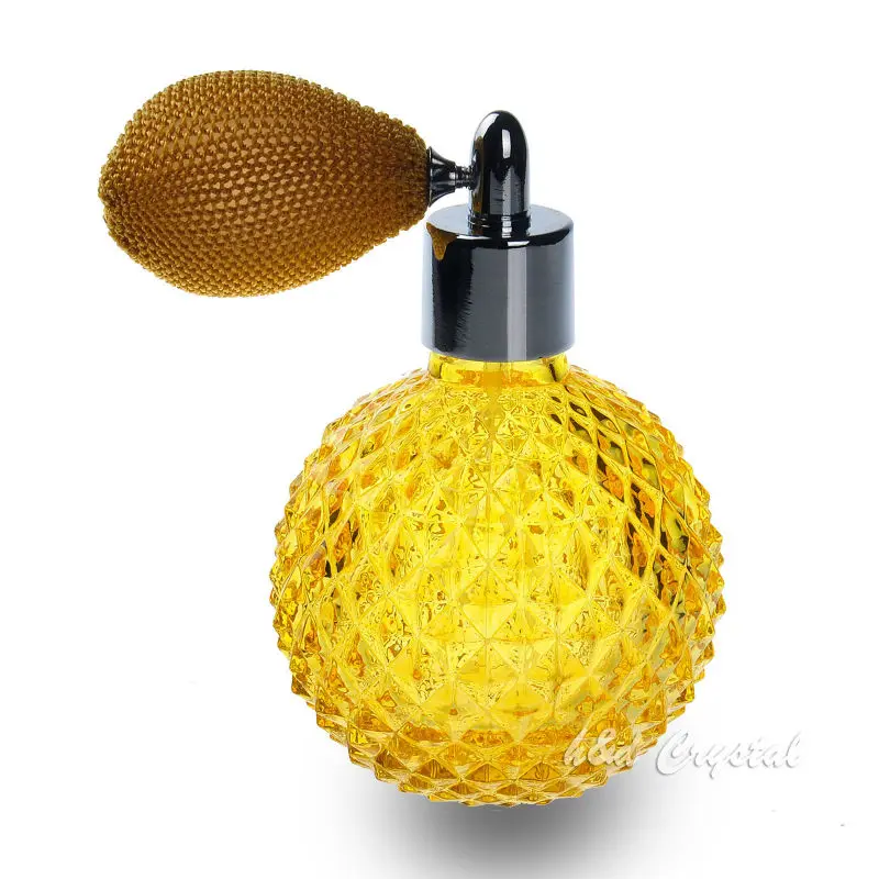 H &amp D 110 мл желтое стекло пустая многоразовая флакон духов с кисточкой