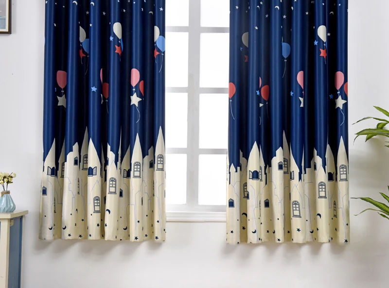 Короткая детская комната занавеса кухня Cortinas затемненные оконные занавески s для гостиной ткань может настроить rideaux PC025& 30
