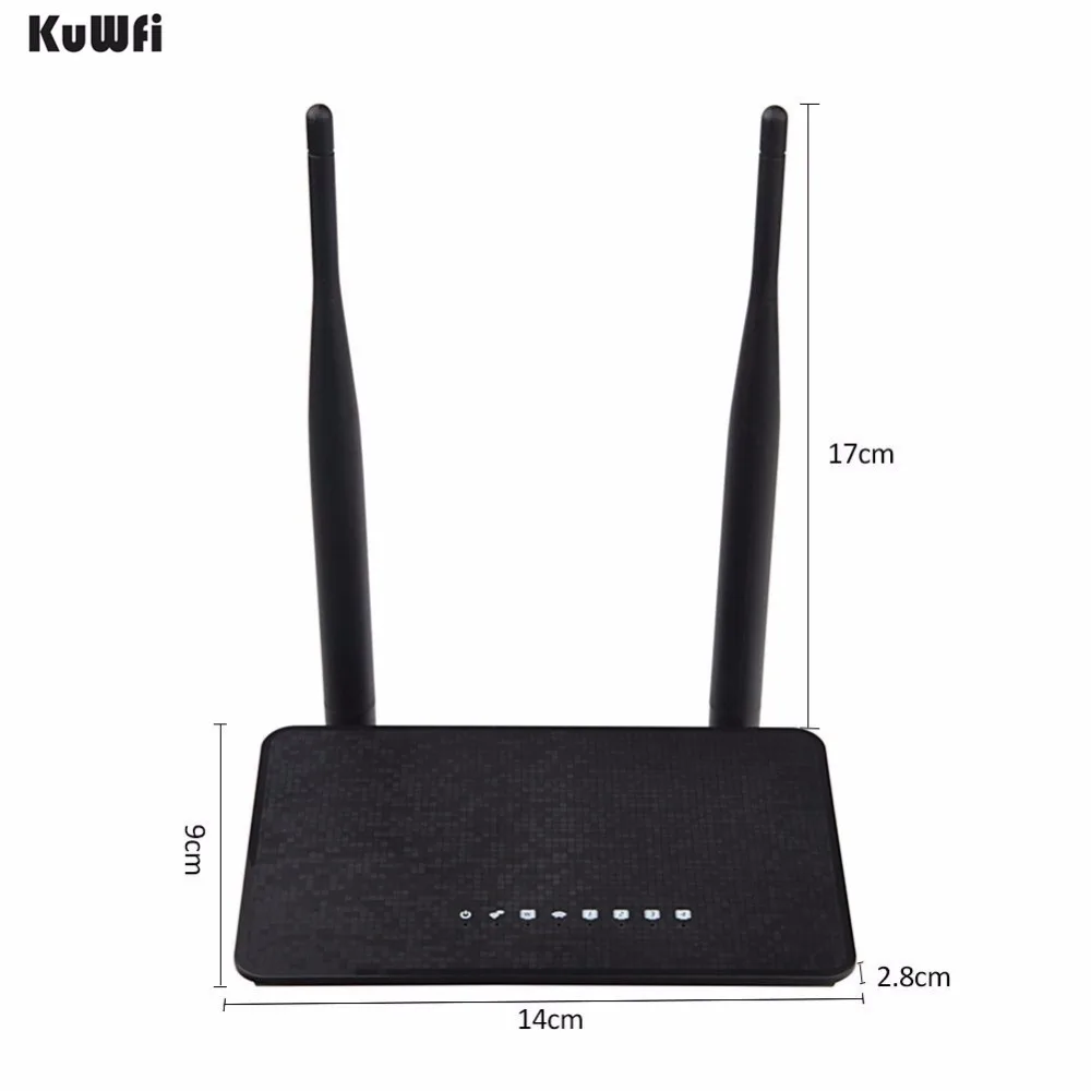KuWFi Wifi роутер 300 Мбит/с беспроводной Wifi ретранслятор беспроводной удлинитель 2,4 ГГц умный Wifi роутер MT7628KN чипсет с антенной 2 шт