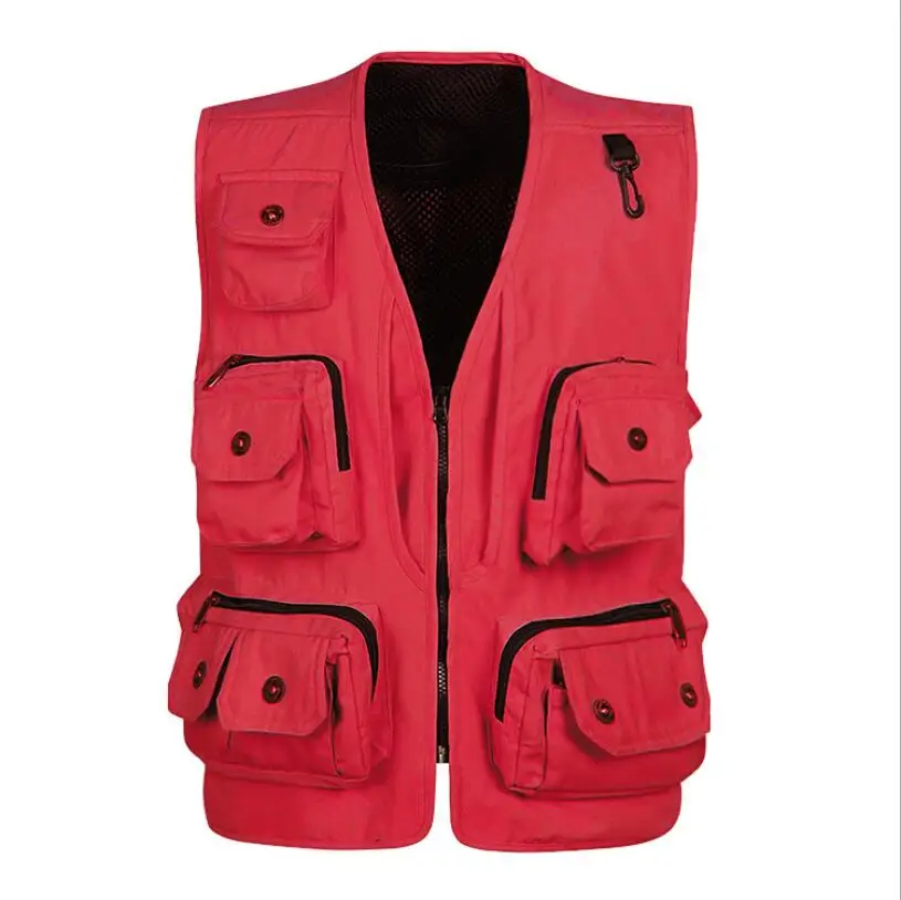 Карманная фотография для отдыха с жилетом мальчиков жилет рыбалки репортера
