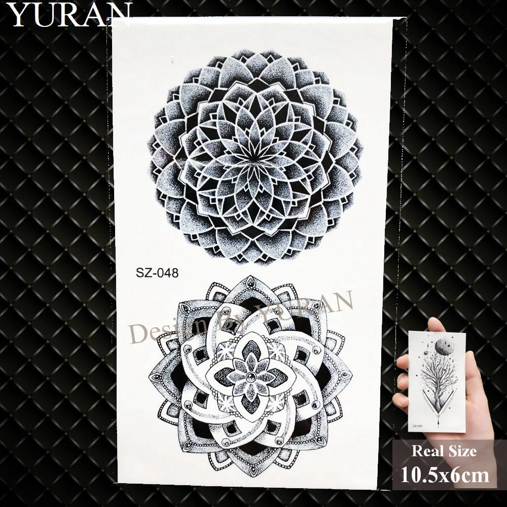 GSZ048 YURAN, новинка, черный пистолет, мужские, модные татуировки, наклейки для женщин, тело, рука, временная татуировка, АК винтовка, водостойкие татуировки, снайперская переводная - Цвет: GSZ048