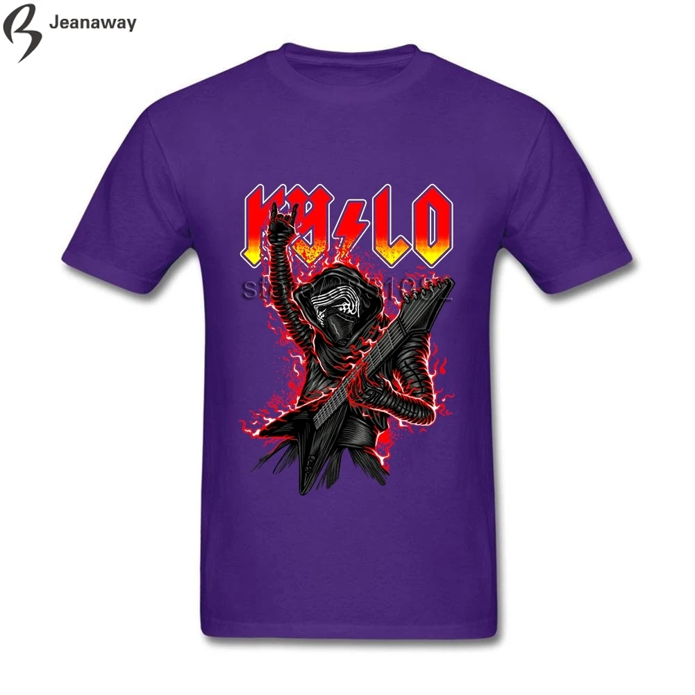 Хип-хоп кайло-kylo Rocks Для мужчин и мальчиков футболки черный короткий рукав