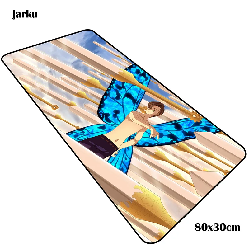 size 800x300x3mm Nanatsu no taizai коврики 800x300x3 мм заказной игровой коврик для мыши большая клавиатура Коврик для мыши гелевый блокнот аксессуары для геймеров коврик для мыши - Цвет: size 800x300x3mm