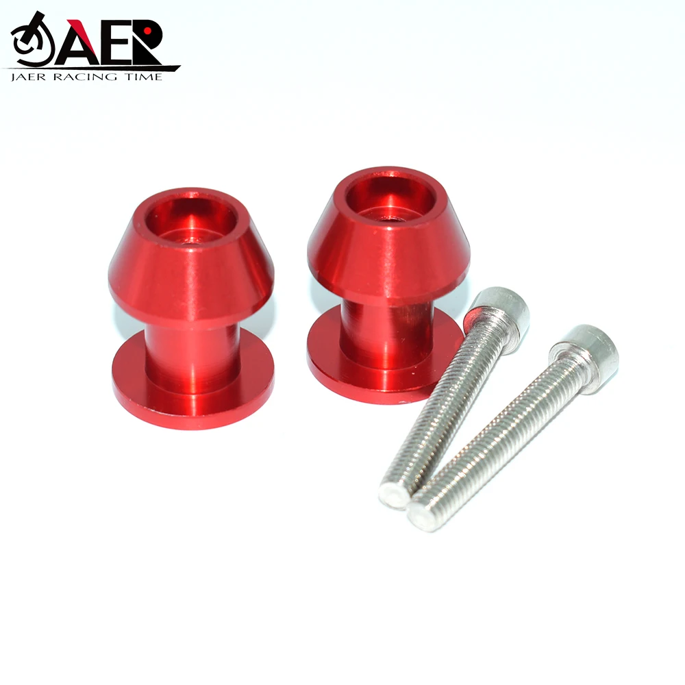 JEAR Motorcycle Aluminum 6MM Red Swingarm Spools Slider Stand Screws for Yamaha YZF R3 R25 MT03 FZ6R FZ8 YZF600R | Автомобили и