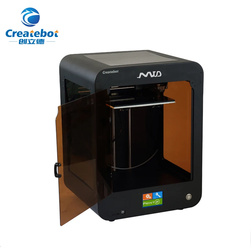 2018 черный FDM 3D принтер один экструдер поддержка ABS/PLA нити Createbot MID с сенсорным
