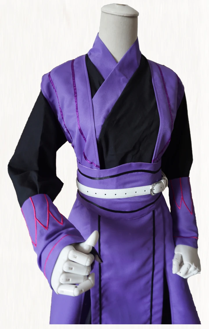 Jiang Cheng фиолетовый мужской костюм ханьфу для аниме основатель дьявольского