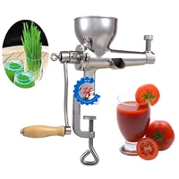 multifunctional kitchen manual hand crank single auger wheat grass juicer lemon orange juice eztractor squeezer machine