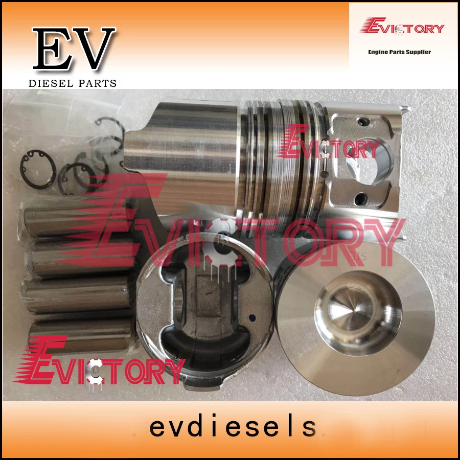 

EV For Yanmar 4TNE86 4TNV86 rebuild kit piston + ring cylinder liner gasket bearing set