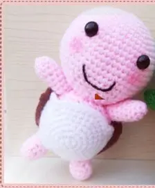 pink 16cm Ручная работа, вязаная кукла, материал, посылка, шерсть, олень, незавершенная плюшевая игрушка, вязание крючком, инструменты для плетения - Цвет: pink 16cm