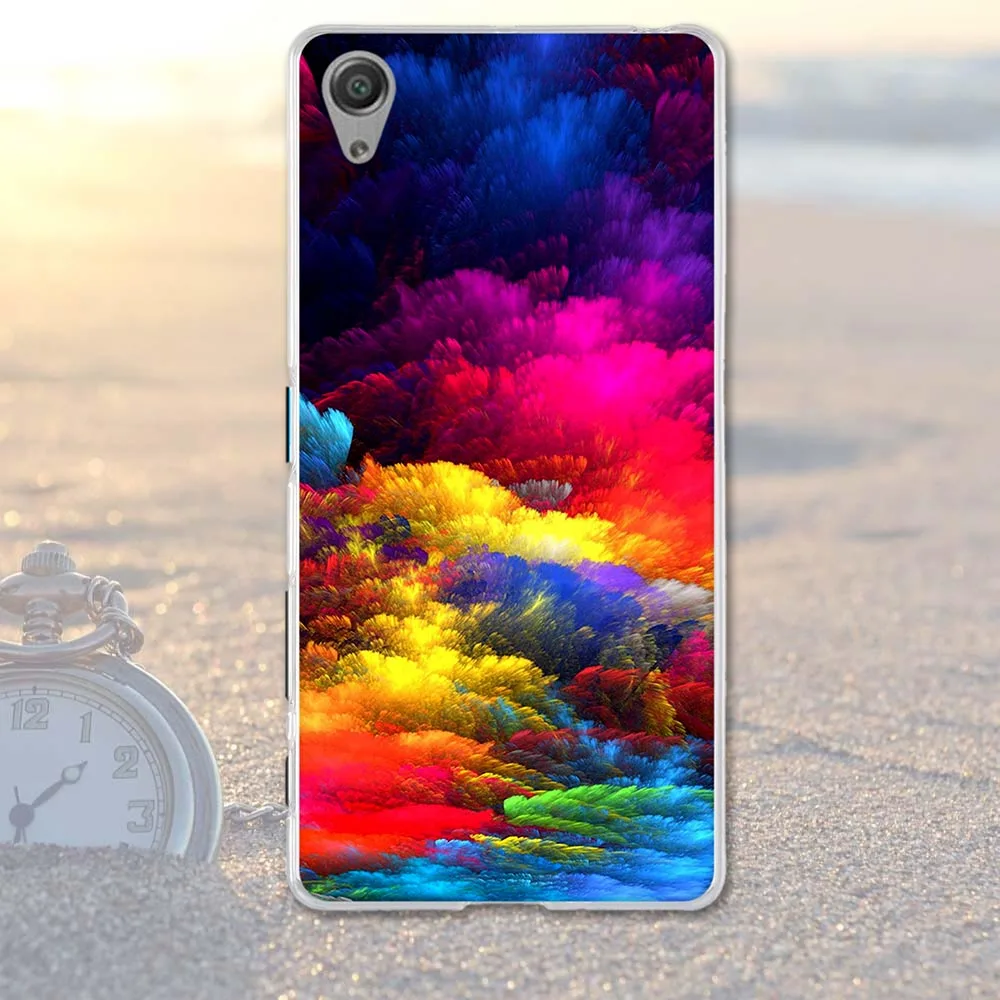 Мягкий чехол для мобильного телефона SONY Xperia X F5121 двойной F5122 5 0 дюймов Чехол Чехлы
