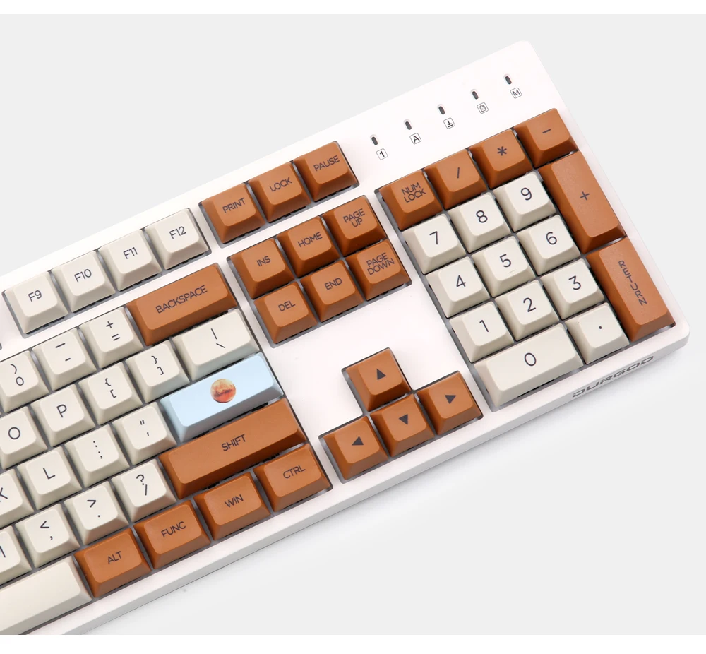 Xda profile 165 клавиш pbt materila совместим с механической клавиатурой cherry mx