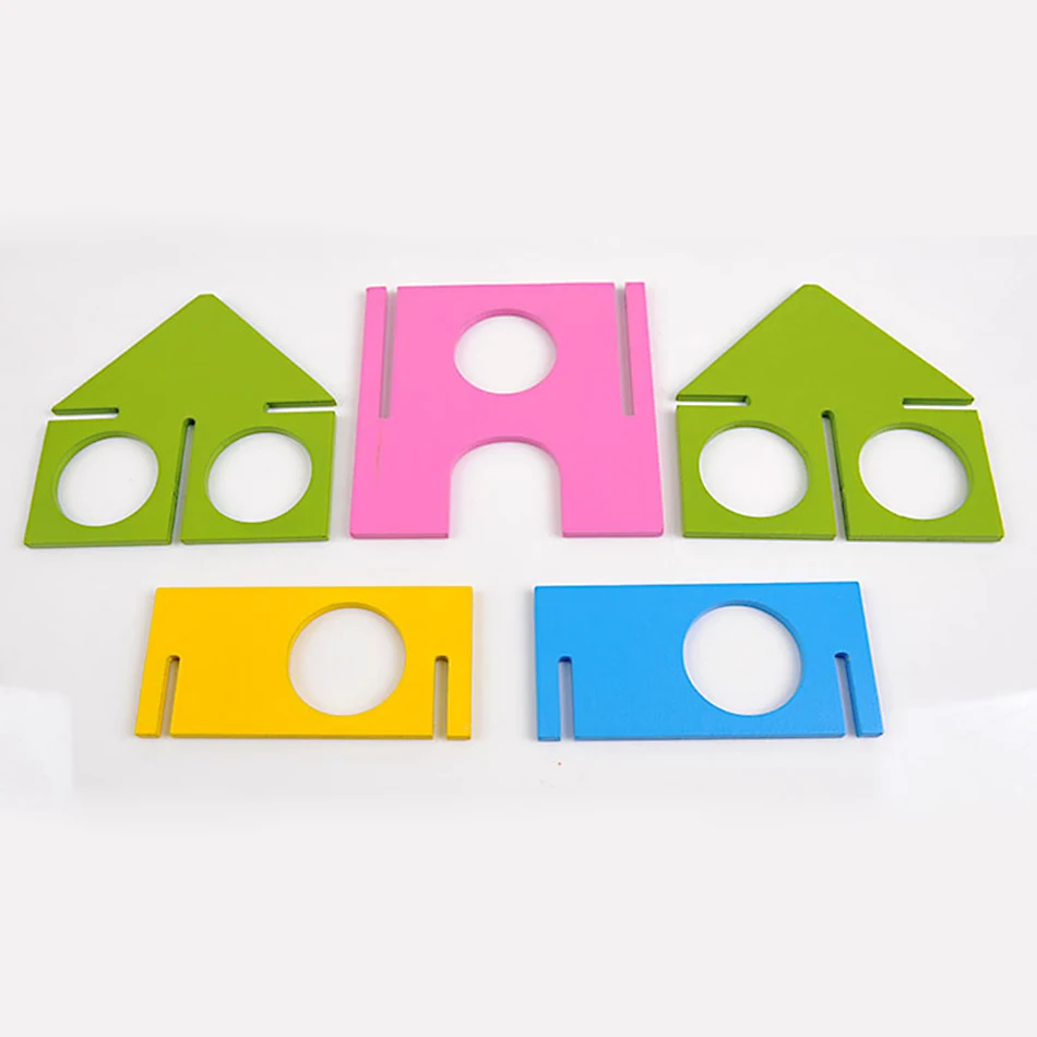 Забавный Деревянный хомяк тренажерный зал крыса мышь упражнения игровая