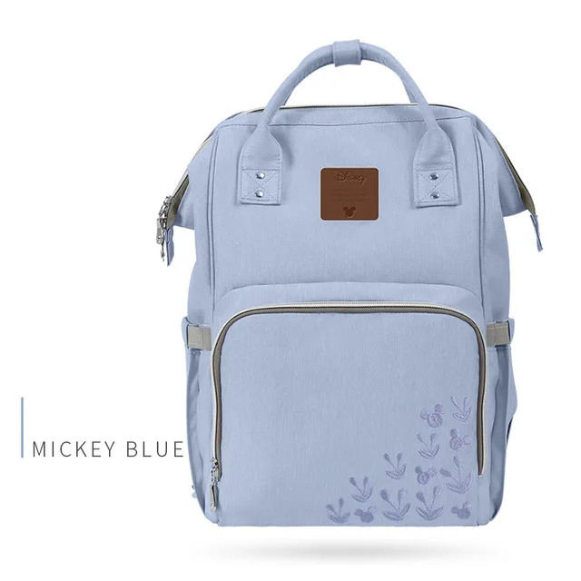Photo Color Disney Mommy сумка USB нагреватель Оксфорд коляска сумка Многофункциональный рюкзак для беременных водонепроницаемый мумия путешествия пеленки сумка детский продукт - Цвет: Photo Color