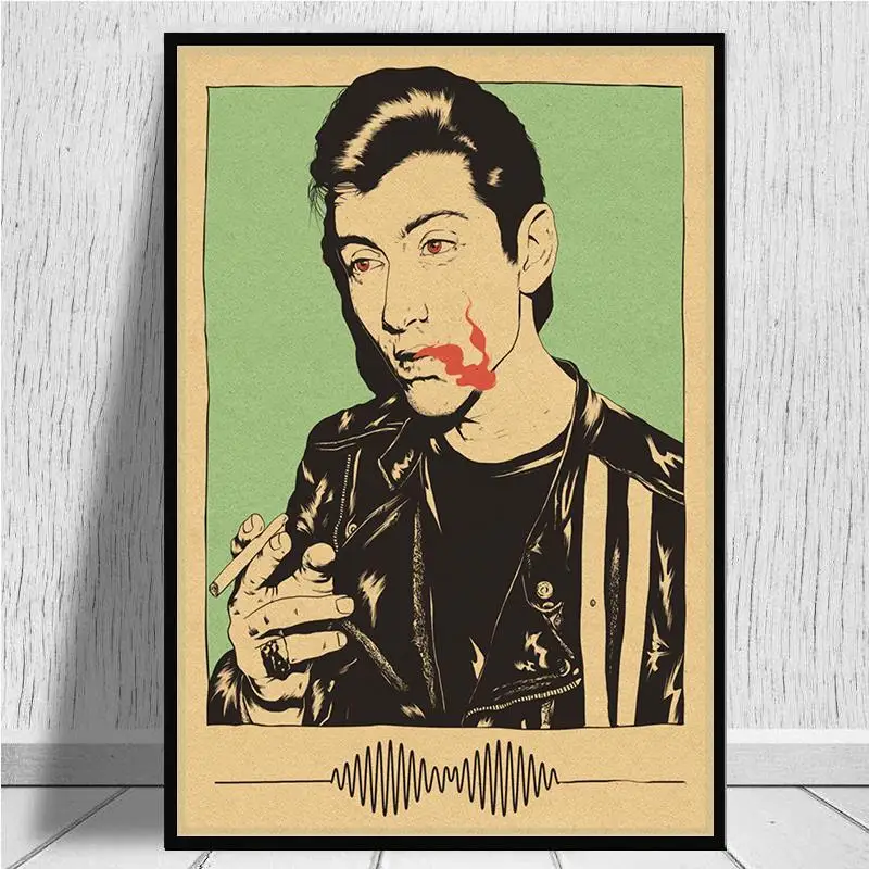 Рок Группа Arctic Monkeys крафт бумага постер настенный для дома Декор дома|Наклейки на