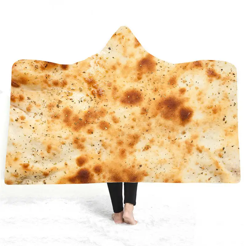 001 Мексиканское одеяло с капюшоном Burrito, мягкое Флисовое одеяло с капюшоном и рисунком черепахи для взрослых и детей, зимнее теплое покрывало для дивана и кровати, 60035 - Цвет: 001