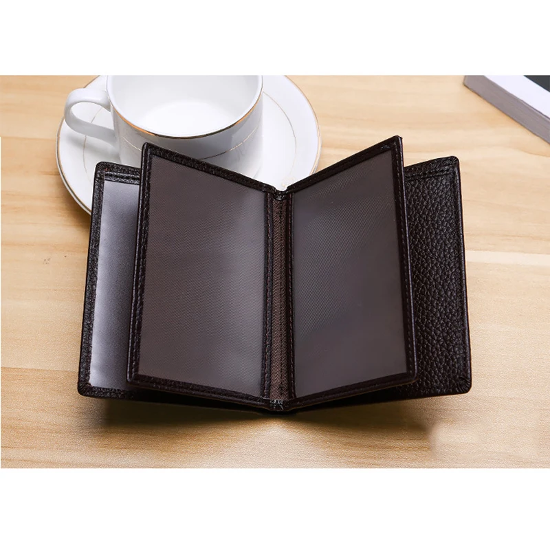 Men's Genuine Leather Wallet Passport Case Business Card Holder Driver's License Bank ID Credit card package sets | Багаж и сумки